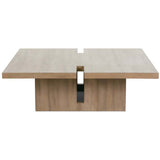 Theory Square Cocktail Table, Fawn