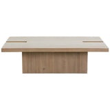 Theory Rectangular Cocktail Table, Fawn