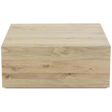 Indira Square Cocktail Table, Vintage Oak