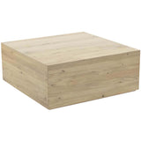 Indira Square Cocktail Table, Vintage Oak