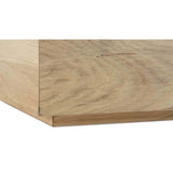 Indira Square Cocktail Table, Vintage Oak