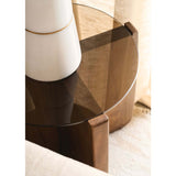 Nova Round End Table, Caraway