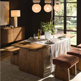 Nova Rectangular Dining Table, Caraway