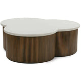 Kindred Fossil Cocktail Table, Sesame