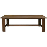 Kindred Rectangular Mahogany Top Dining Table, Sesame