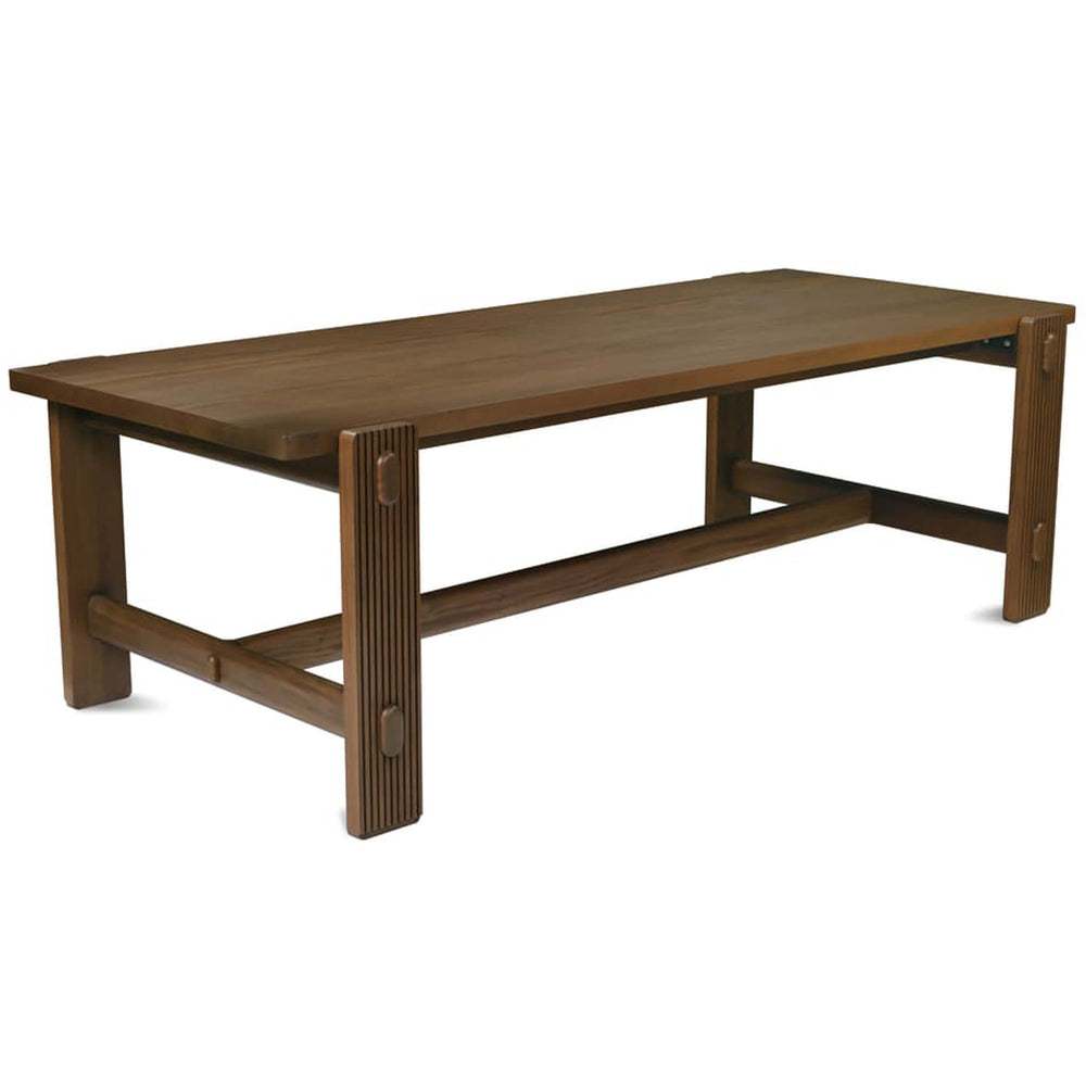 Kindred Rectangular Mahogany Top Dining Table, Sesame