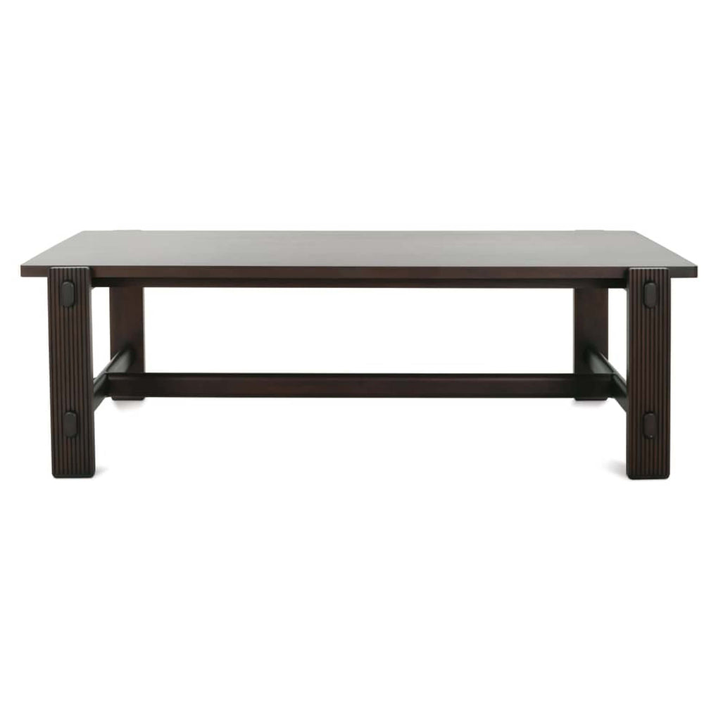 Kindred Rectangular Mahogany Top Dining Table, Godiva
