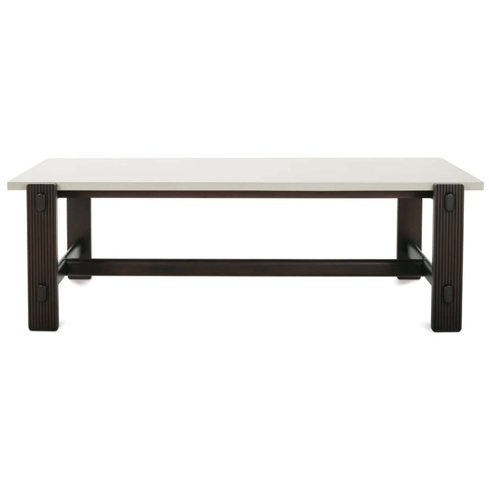 Kindred Rectangular Mineral Top Dining Table, Godiva