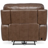 Torres Leather Power Recliner, Sorrento Mocha