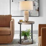 Palisade Side Table, Natural-Furniture - Accent Tables-High Fashion Home