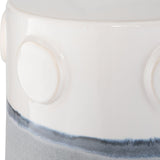 Mulvane Garden Stool, Blue Gray-Furniture - Accent Tables-High Fashion Home