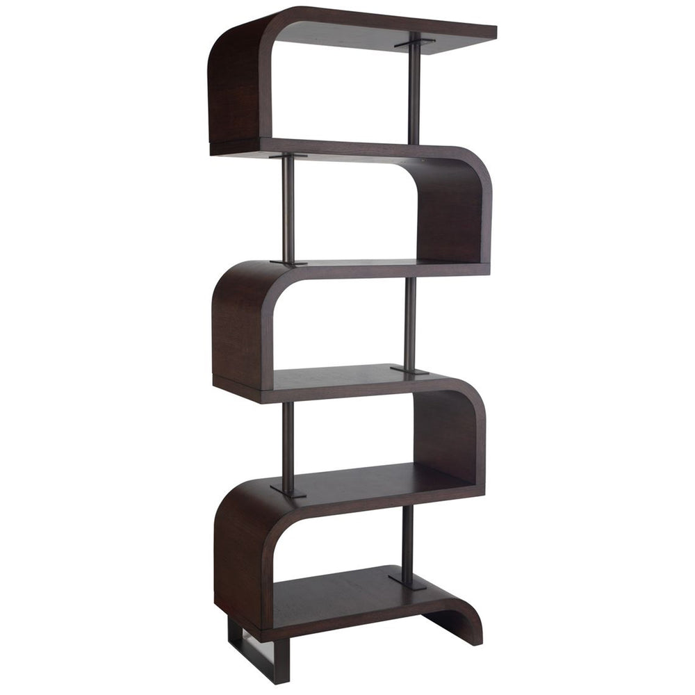 Bia Etagere, Chocolate-Furniture - Storage-High Fashion Home