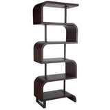 Bia Etagere, Chocolate-Furniture - Storage-High Fashion Home
