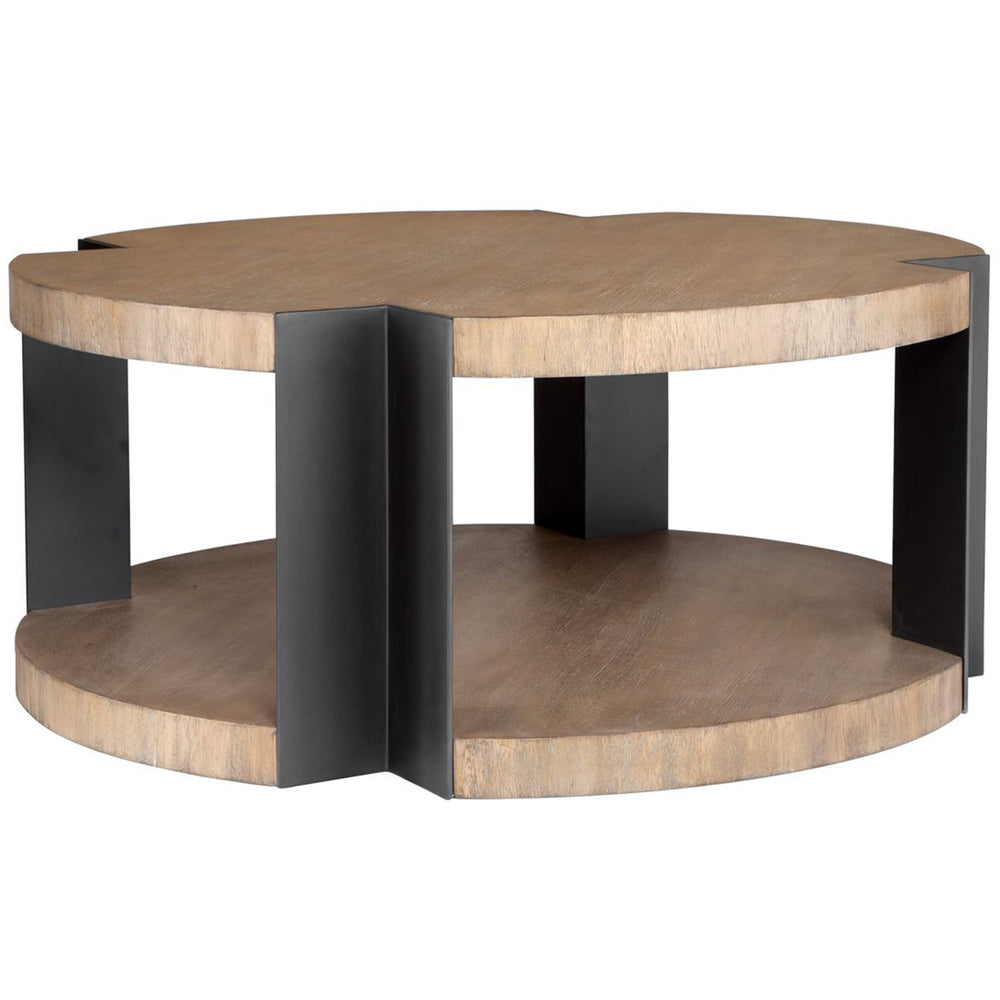 Loana Coffee Table, Natural-Furniture - Accent Tables-High Fashion Home
