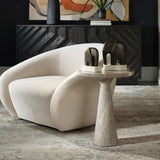 Stour Accent Table, Beige-Furniture - Accent Tables-High Fashion Home