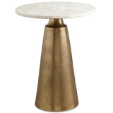 Midsummer Accent Table, Brass