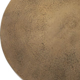 Antigua Side Table, Antique Brass-Furniture - Accent Tables-High Fashion Home