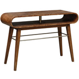 Ledger Console Table, Burl