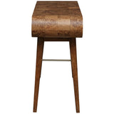 Ledger Console Table, Burl