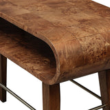 Ledger Console Table, Burl
