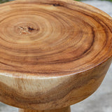 Mano Drink Table, Natural-Furniture - Accent Tables-High Fashion Home