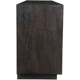 Faulkner 4 Door Cabinet, Dark Natural