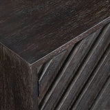 Faulkner 4 Door Cabinet, Dark Natural