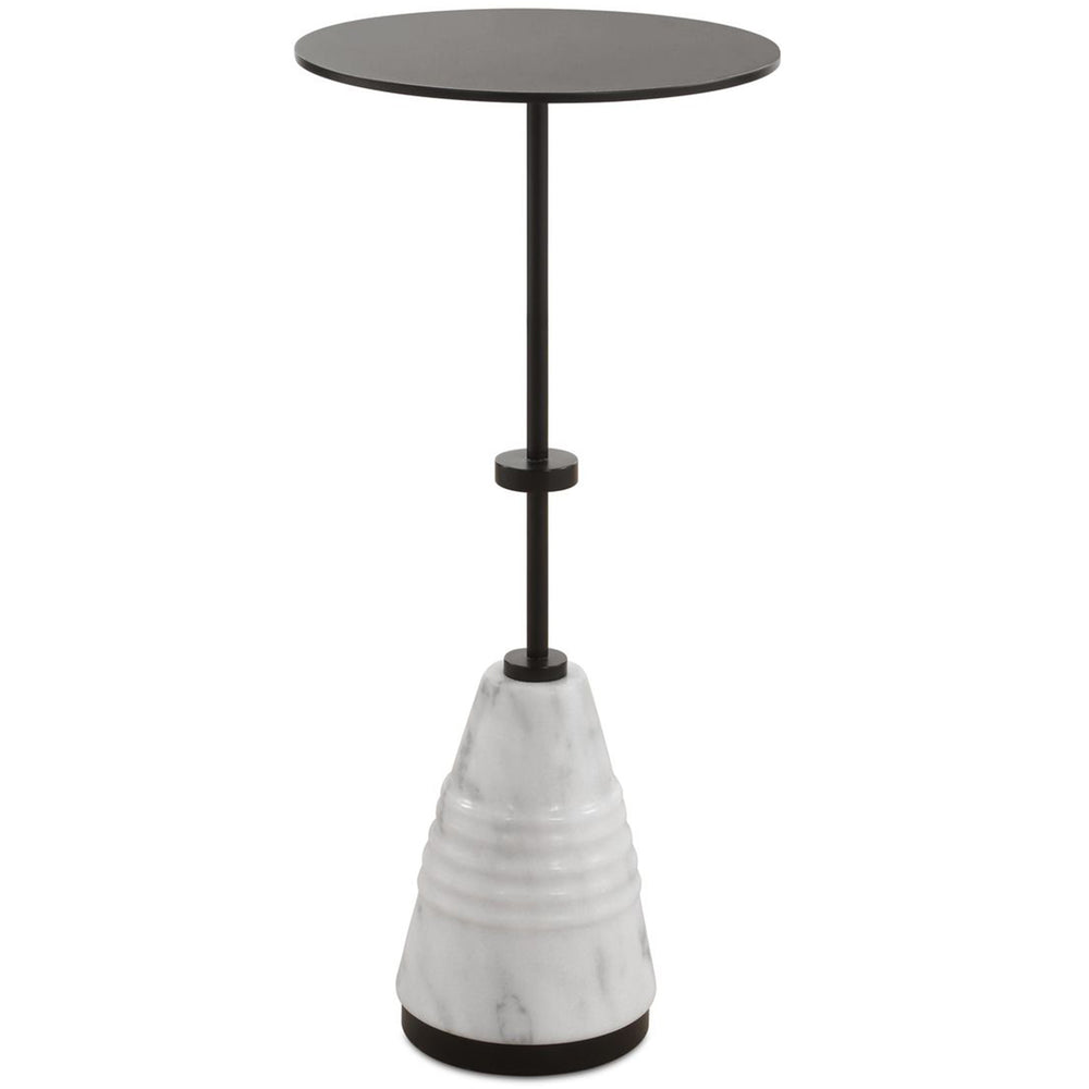 Kincaid Drink Table, Black/White