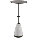 Kincaid Drink Table, Black/White