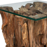 Rozel End Table, Natural-Furniture - Accent Tables-High Fashion Home
