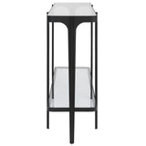Atchison Console Table, Satin Black-Furniture - Accent Tables-High Fashion Home