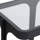 Atchison Console Table, Satin Black-Furniture - Accent Tables-High Fashion Home