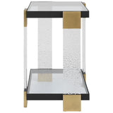 Bendena Side Table, Black/Gold