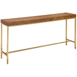 Moran Console Table, Burl-Furniture - Accent Tables-High Fashion Home