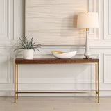 Moran Console Table, Burl-Furniture - Accent Tables-High Fashion Home