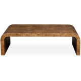 Carraway Coffee Table, Burl-Furniture - Accent Tables-High Fashion Home