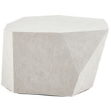 Parra Indoor-Outdoor Coffee Table, Limestone-Furniture - Accent Tables-High Fashion Home