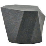 Parra Side Table, Slate-Furniture - Accent Tables-High Fashion Home
