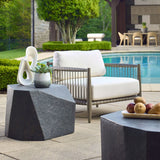 Parra Side Table, Slate-Furniture - Accent Tables-High Fashion Home