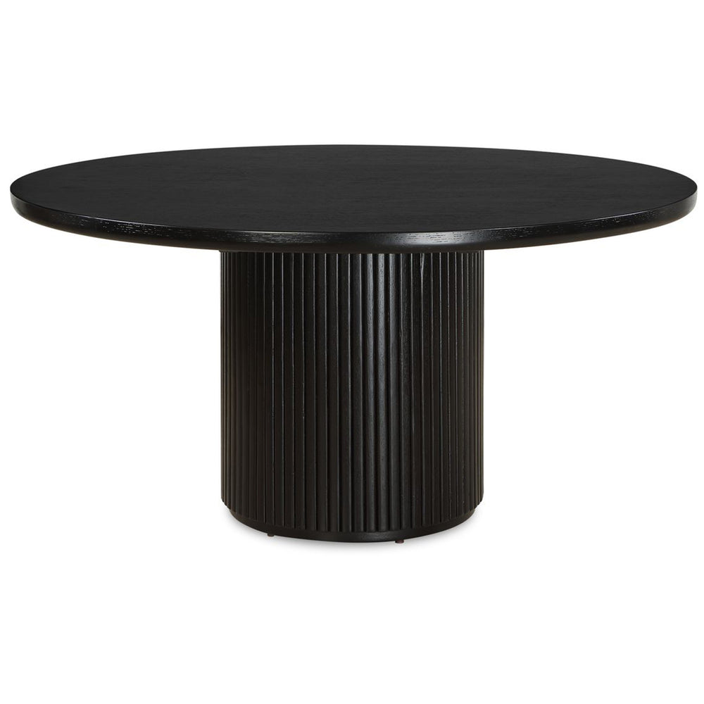 Hersch Dining Table, Black-Furniture - Dining-High Fashion Home