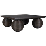 Kasson Coffee Table, Distressed Black
