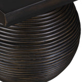 Kasson Coffee Table, Distressed Black