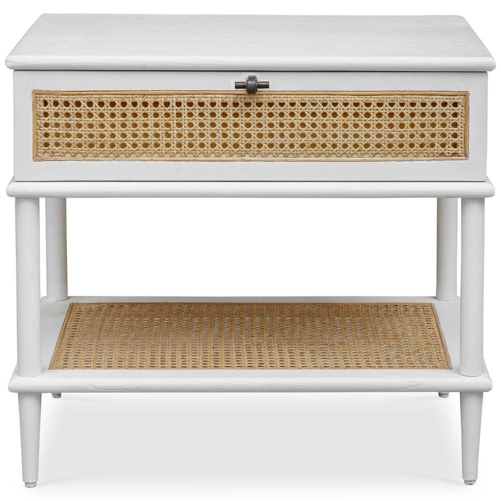 Coast Side Table, White-Furniture - Accent Tables-High Fashion Home