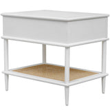 Coast Side Table, White-Furniture - Accent Tables-High Fashion Home
