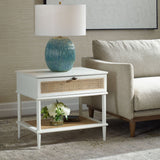 Coast Side Table, White-Furniture - Accent Tables-High Fashion Home