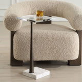 Pelton Drink Table, Clear-Furniture - Accent Tables-High Fashion Home
