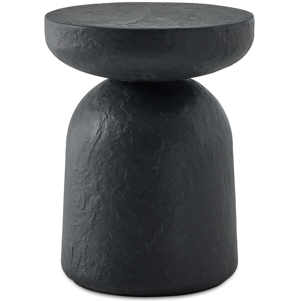 Hurlee Accent Table, Black Slate-Furniture - Accent Tables-High Fashion Home