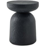 Hurlee Accent Table, Black Slate-Furniture - Accent Tables-High Fashion Home