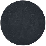 Hurlee Accent Table, Black Slate-Furniture - Accent Tables-High Fashion Home