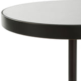 Odesa Accent Table, Black/White